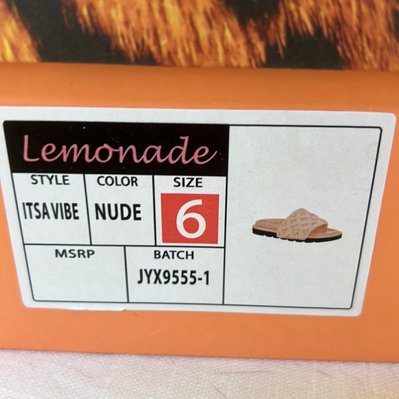 Lemonade itza vibe designer look Velcro sandals - Picture 7 of 7